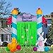 YIHONG 9Ft Easter Inflatables Archway Decorations with Bunny and Chick, Outdoor Easter Decorations, Yard Lawn Inflatable Decor with LED Lights