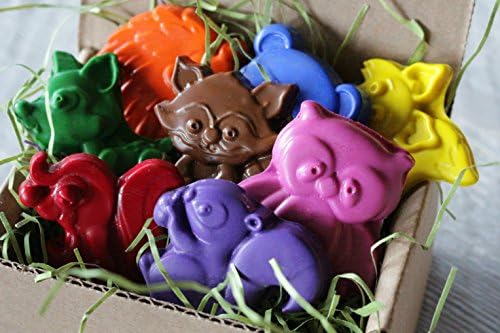 Forest Friend Crayons Soy Beeswax Kids Gift Set Eco Friendly Bear Woodsy Outdoor Crayons Toy Birthday Party Favor Sustainable Waldorf Crayons