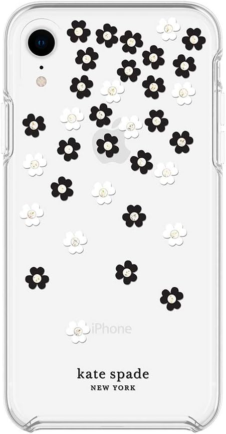 Amazon Com Kate Spade New York Black White Case Compatible With Apple Iphone Xr