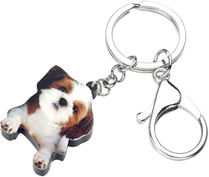 Amazon ディアーアニマルズ シーズー キーチェーン キーホルダー しーずー 犬キーホルダー ディアーアニマルズ 犬 通販