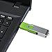 Enfain 32GB x 10 PCS Green Flash Drive USB 2.0 Memory Stick Swivel Pen Drives for Data Storage and Distribution in Environment-Friendly Businesses