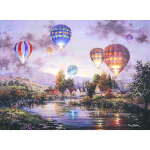 1500 pc Balloon Glow 1500pc Jigsaw Puzzle by Nicky Boehme