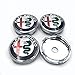 Hanway 7pcs Alfa Romeo emblem sticker 74mm Hood Trunk Emblem/ Steering Wheel Badge / 60mm wheel center cap hub emblems chrome