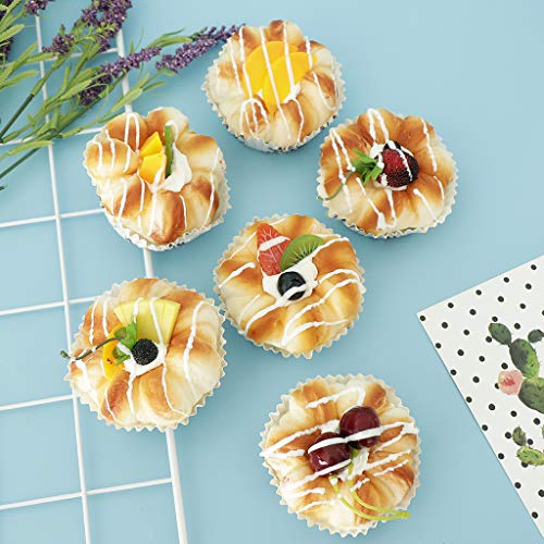 B Blesiya 6PCS Artificial Bread Hotel Kitchen Decorative Food - Thumbnail 3