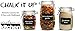 Circleware Chalkboard Home Glass Canisters with Swing Top Hermetic Airtight Locking Lids Set of 3, Kitchen Food Preserving Containers for Coffee, Sugar, Tea, Cereal, 5.5”, 6.5”, 8”, Clear