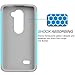 Tekcoo LG Leon Case, LG Tribute 2 Case, (TM) [Tmajor Series] [Turquoise/Grey] Shock Absorbing Plastic Soft Bumper Impact Defender Slim Hard Case Cover for LG Leon, Tribute 2, Power, Risio, Destiny