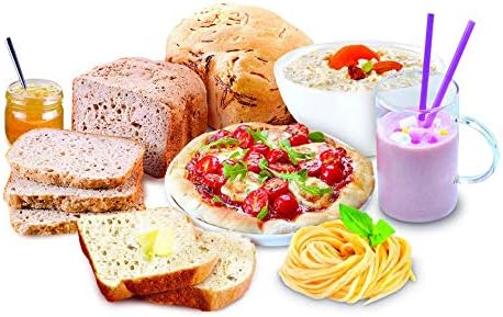 Moulinex Pain et Delices Machine à pain 1Kg 720W  20 programmes automatiques Programme sans gluten Programme yaourt Pain maison Pizza Pâte Confiture Porridge Yaourt Fromage frais Noir Inox OW240E30