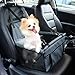 Pet Car Booster Seat For Dog Cat Portable And Breathable Bag With Seat Belt Dog Carrier Safety Stable For Travel Look Out,With Clip On Leash And Storage Pockage (Grey)