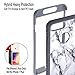 ULAK Compatible with iPhone 8 Plus Case Marble, Heavy Duty Shockproof Flexible TPU Bumper Durable Anti-Slip Lightweight Front and Back Hard Protective Safe Grip Cover for iPhone 8 Plus