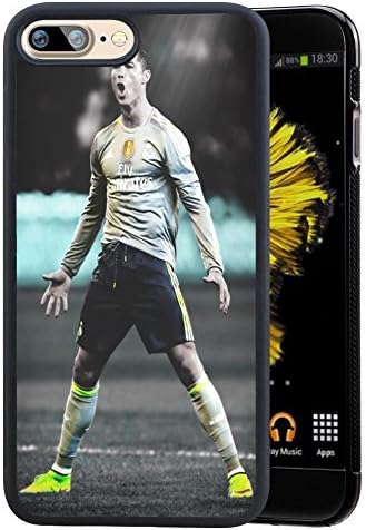 iPhone 7 Plus 5.5 Case, Customized Football Real Madrid CF Cristiano Ronaldo CR7 , Real Madrid Club Premium TPU and PC Case for iPhone 7 Plus 5.5
