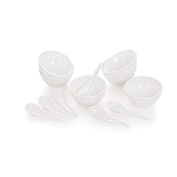 Cello Ware Round Soup Set, 12-Pieces