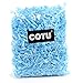 1 LB Light Blue Shred Gift Basket Shred Crinkle Paper Filler Bedding by COTU (16 oz)