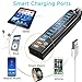 SmartDelux Powered USB Hub - 13-Port USB 3.0 Hub with 10 USB 3.0 Ports, 3 Smart Charging Ports, Power Adapter, Long Cord, LEDs - Black Aluminum