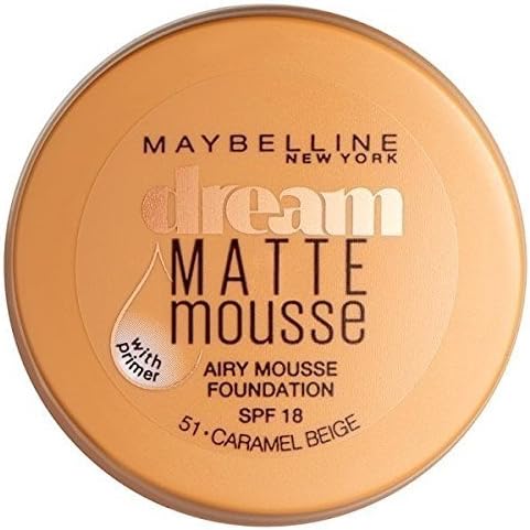 Maybelline Dream Matte Mousse Foundation, Number 051, Caramel Beige