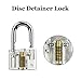 Kuject 3 in 1 Practice Lock Set, Transparent Cutaway Practice Tools for Locksmith