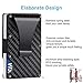 Carbon Fiber Wallet | Metal Wallet | Minimalist Wallet | RFID Blocking Front Pocket Wallet | Card Holder | Slim Wallet | Money Clip