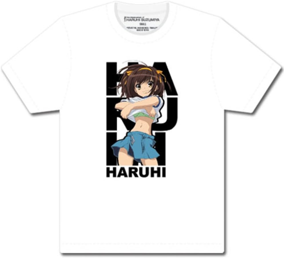 The Melancholy of Haruhi Suzumiya Haruhi Gone Wild T-Shirt White