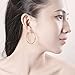 6 Pairs Gold Hoops Womens Huggie Earrings Set