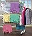 !iT Jeans High Capacity Heavy Duty 3-Tier Premium Clothes Drying Rack - Fully Adjustable Stainless Steel Racks - Foldable to 7