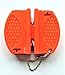 Knife Sharpener Compact And Portable For Easy Storage And Transport - Kitchen Knife Sharpener With Dual Stage Sharpening And Non-slip Base (orange, 3x2.25x1