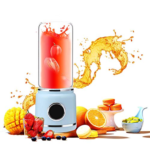 Fullwei HOT Portable Electric Blender Fruit Juicer Coffee Milk Mixer Maker Machine Tool , Quiet Juice Cup Smoothie Maker (Blue)