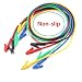 Eiechip Alligator Clips Electrical Alligator Clips with Wires Test Cable Double-Ended Clips Alligator Clips Insulated Test Cable 5colors 5Pieces 45inches