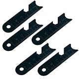 Three oaks 5pcs Striker Scraper Set for Ferro Rod use Made of Carbon Steel