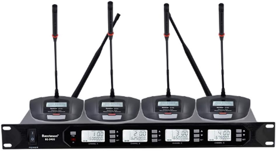 Micrófono De Condensador Inalámbrico One Drag Four Wireless Conference Cuello De Ganso Micrófono De Rendimiento De Escenario De Trigo Micrófono De Condensador De Enseñanza,Micrófonos Inalámbricos