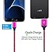 Samsung Galaxy Tablet Charger, Kakaly 3 Pack 6Ft Long Braided Nylon High Speed Fast Micro USB Quick Charging Cord for Samsung Galaxy S7 Edge S6, Grand Prime, Note 4 5, A7 A9, Tab Pro S2 A, More