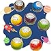 Bath Bombs for Kids with Toys Inside, 16 Organic Bubble Bath Bombs with 16 Small Animal Toys, Great Birthday Gift for Boys & Girls (Bonus Scene Props)