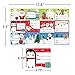 300 Pcs Christmas Tags Gift Labels Stickers-Santa/Snowman/Reindeer-for Present/Wrapping Paper Decorations