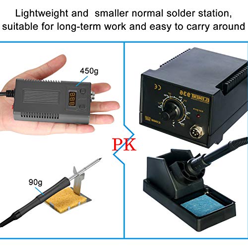 Lötkolben Digitale Lötstation ESD antistatisch Elektronik Soldering Iron 75W mit LCD Anzeige Lötset für Profi und… – Bild 5