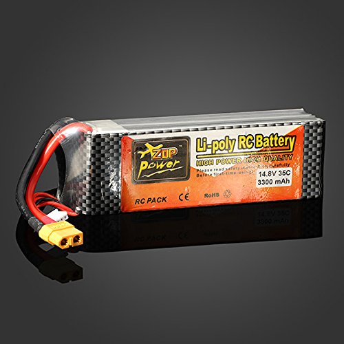 ZOP Power 14.8V 3300mAh 4S 35C Lipo Battery XT60 Plug