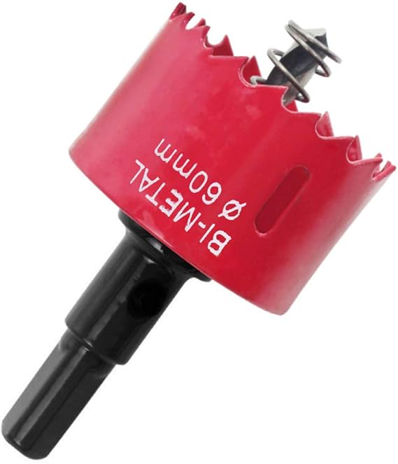 Houdao Hole Saw Set 60mm M42 BiMetal Hole Cutter Set with Hexagon