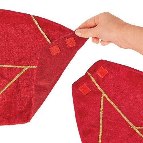 Red Poinsettia Christmas Tree Skirt (Certified Refurbished) - Thumbnail 4