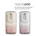 kwmobile TPU Silicone Case for ZTE Axon 7 Mini - Crystal Clear Smartphone Back Case Protective Cover - Indian Sun Light Pink/White/Transparent