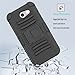 Zoeirc for Samsung Galaxy J3 Emerge/J3 Prime/J3 Eclipse/J3 2017/J3 Luna Pro/Sol 2/Amp Prime 2/Express Prime 2 Cover, Case for Shock Proof Dual Layer with Kickstand & Belt Clip Holster (Black)