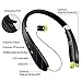 Bluetooth Headset, GRDE Wireless Bluetooth 4.1 Headphones with Retractable in-Ear Earbuds Noise Cancelling Stereo Earphones with Microphone Compatible for Samsung Cell Phones