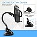 Mpow Car Phone Mount, Windshield Cell Phone Holder for Car with Long Arm Car Phone Mount for iPhone X/8/7/7Plus/6s/6Plus/5S, Galaxy S5/S6/S7/S8, Google, Huawei and More