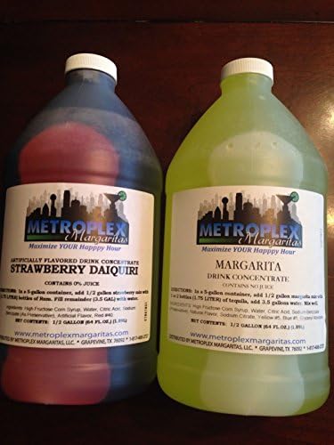 Metroplex Margaritas Mixed Case - Margarita, Slush, Granita, Mix, Frozen Drink Concentrates