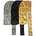 The Mane Silky Durag 3pk XL Straps for 360 Waves Men Durag Colors Options