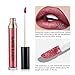 Matte Metallic Liquid Lipstick Long Lasting Waterproof Lip Gloss, No Caking, Kiss-proof