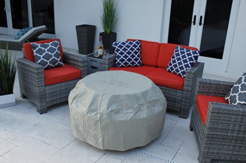 AKOYA-Outdoor-Essentials-4-Piece-42-Modern-Fire-Pit-Table-Bowl-wOutdoor-Patio-Furniture-Set-in-by-42-Bowl-Cobalt-Blue