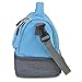 LunchBots Duplex Insulated Lunch Bag - Dual Section Design Fits Uno, Duo, Trio, Quad, Rounds, Bento Cinco Perfectly - Roomy Thermal Lunch Bag - Aqua