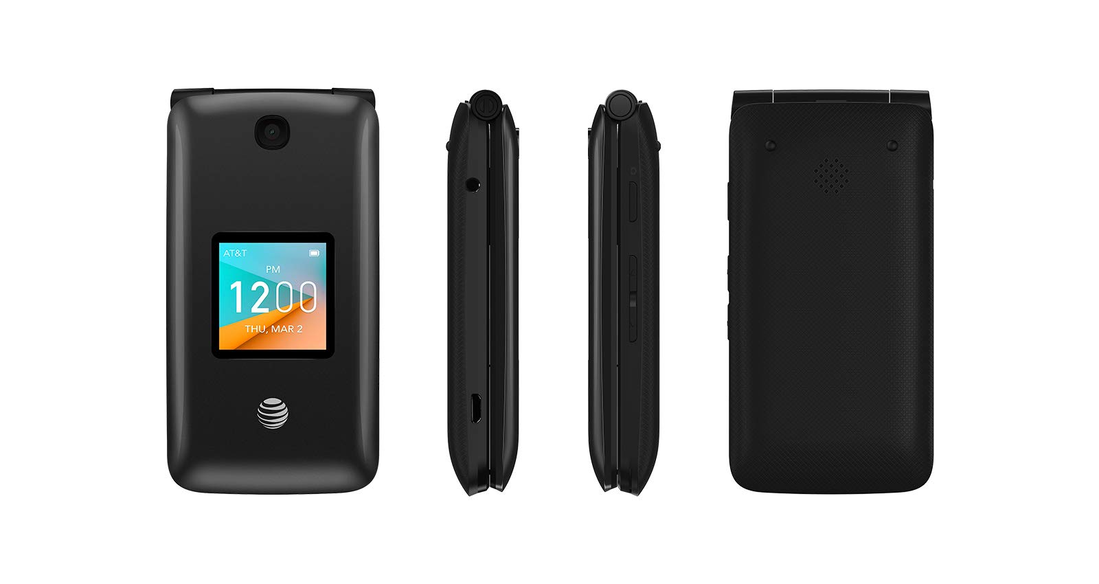 Alcatel Cingular Flip 2 4G LTE FlipPhone Bluetooth WIFI MP3 Camera Good