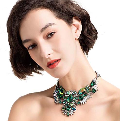 Holylove 3 Colors Charming Bib Necklace for Daily Party Prom Celebration with Gift Box
