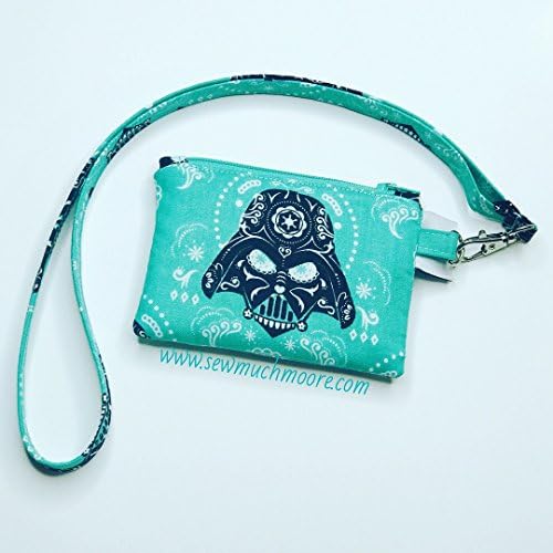 Darth Vader Star Wars ID Wallet Lanyard Badge Holder Cash and Coin Purse