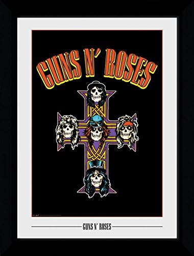 Gb Eye Guns N Roses Kreuz Gerahmt Holz Verschiedene 55 X 75 X 2 9 Cm Amazon De Kuche Haushalt