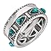 Silpada 'Trailblazer' Compressed Turquoise and Sterling Silver Ring
