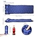INTEY Inflatable Sleeping Pad Pillow Air-Cells Design Lightweight 2.4 inch Compact Mat Hiking Camping Backpacking